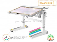 Детский стол трансформер Mealux Ergowood M Multicolor Energy BD-800