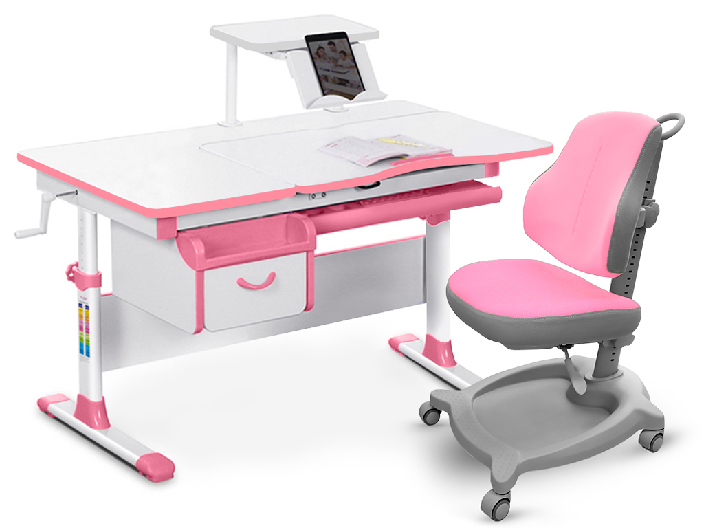 Комплект Evo-кids Evo-40 парта и кресло ErgoKids Y-402 Комплект Evo-кids Evo-40 парта и кресло ErgoKids Y-402