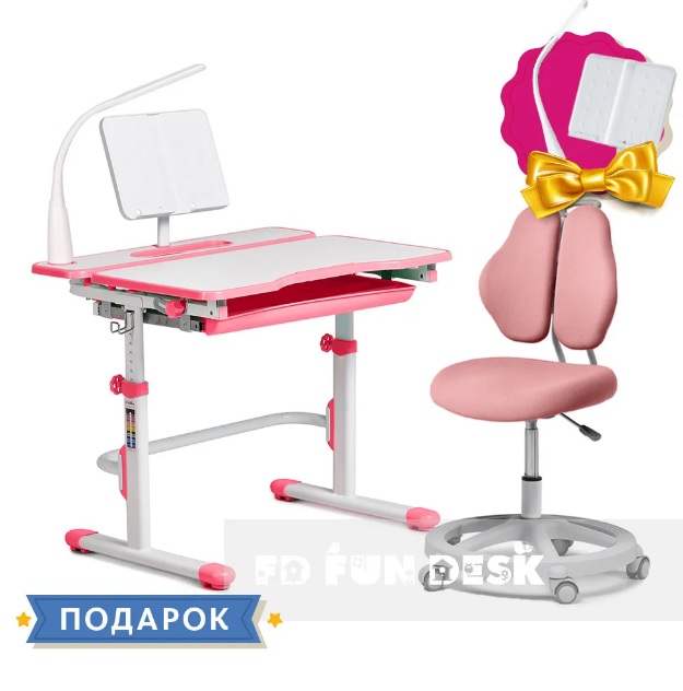 Растущая парта Cubby Fressia и кресло Pratico II