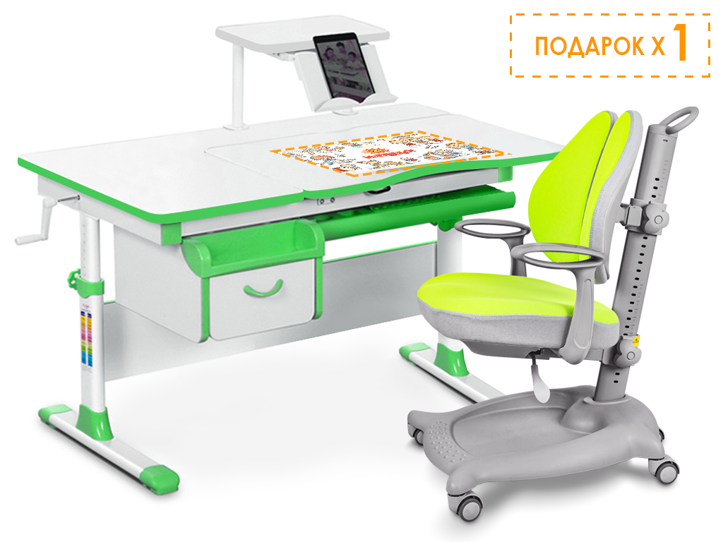 Комплект Evo-кids Evo-40 парта и кресло ErgoKids Y-404 Комплект Evo-кids Evo-40 парта и кресло ErgoKids Y-404