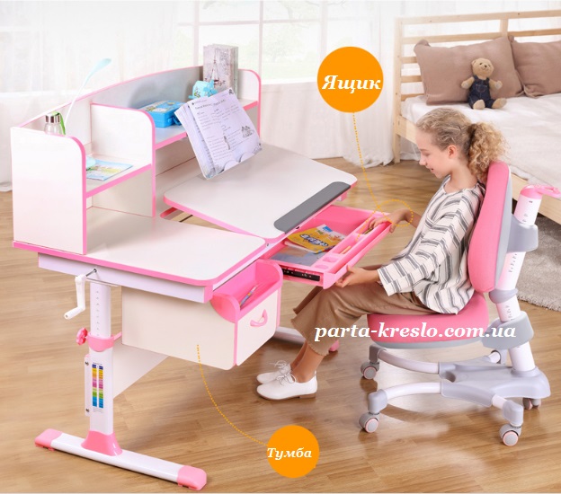 Комплект парта и кресло Меалюкс Evo-kids EVO-50 Комплект парта и кресло Меалюкс Evo-kids EVO-50