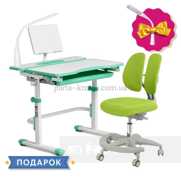 Растущая парта Cubby Fressia и  кресло Primo
