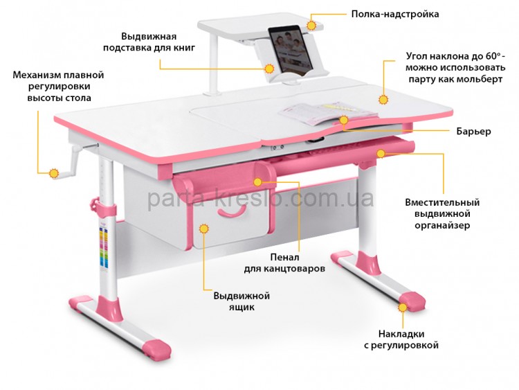 Детский стол Evo-kids EVO-40 трансформер