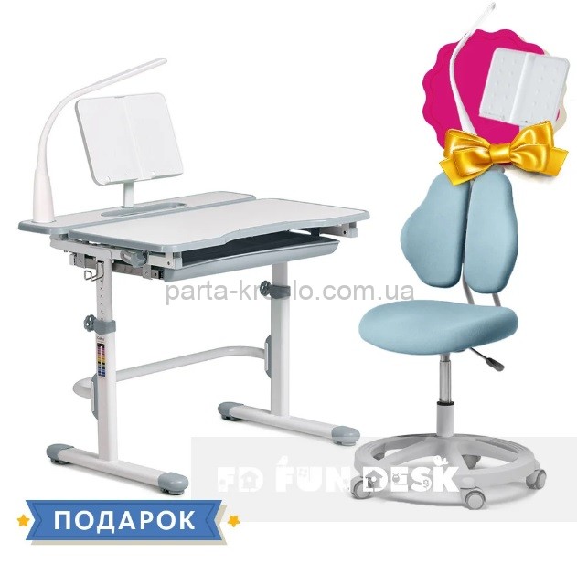 Растущая парта Cubby Fressia и кресло Pratico II 