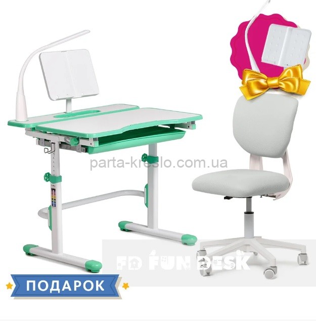 Растущая парта Cubby Fressia и кресло Buono 