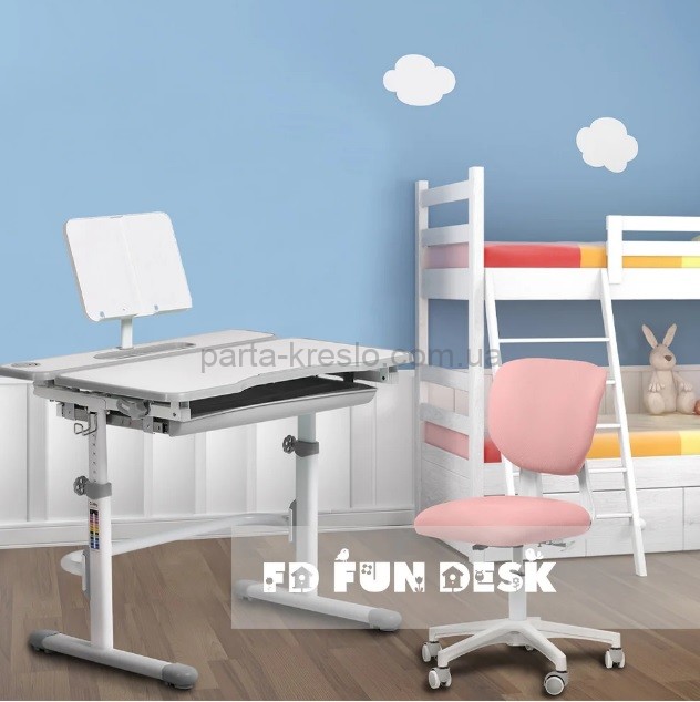 Растущая парта Cubby Fressia и кресло Buono 