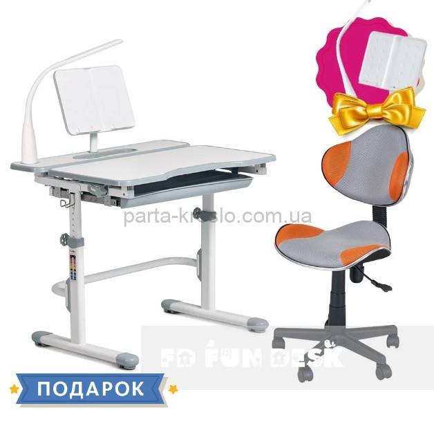 Растущая парта Cubby Fressia и кресло  lst3