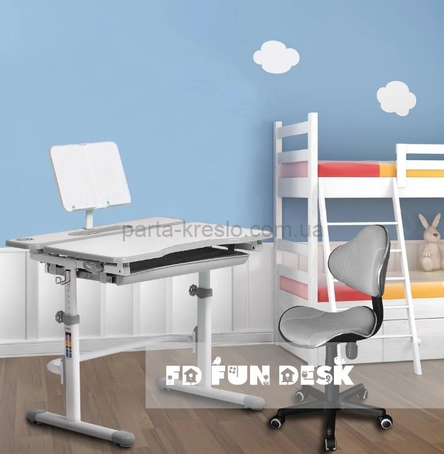 Растущая парта Cubby Fressia и кресло  lst3