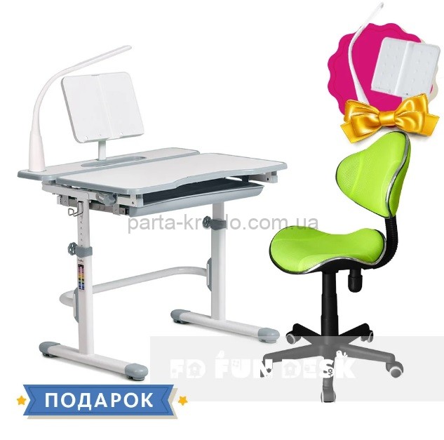 Растущая парта Cubby Fressia и кресло  lst3