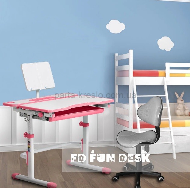 Растущая парта Cubby Fressia и кресло  lst3