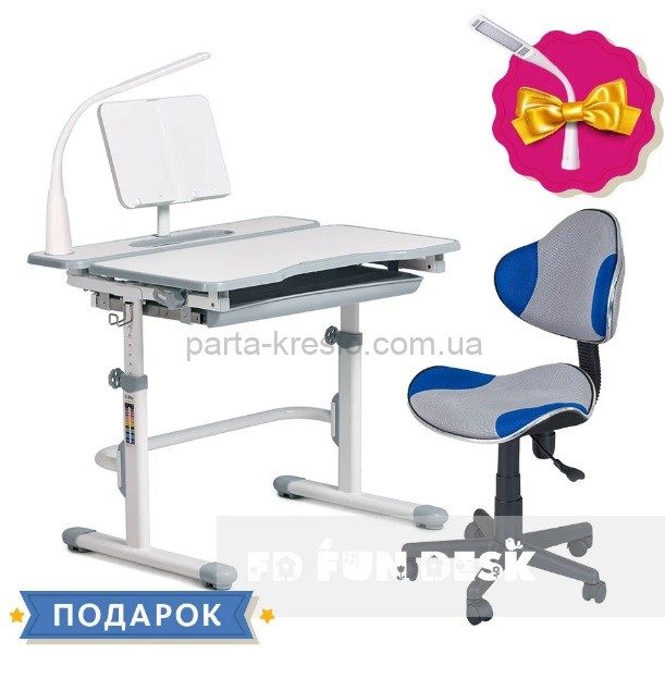 Растущая парта Cubby Fressia и кресло  lst3