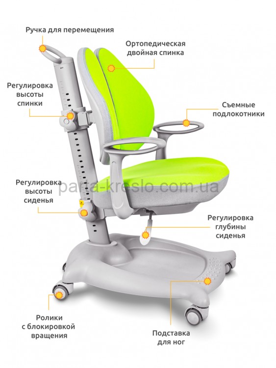 Комплект Evo-кids Evo-40 парта и кресло ErgoKids Y-404 Комплект Evo-кids Evo-40 парта и кресло ErgoKids Y-404