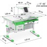 Комплект Evo-кids Evo-40 парта и кресло ErgoKids Y-402 Комплект Evo-кids Evo-40 парта и кресло ErgoKids Y-402