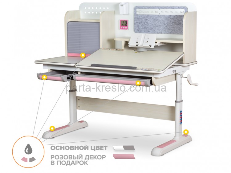 Детский стол Mealux Winnipeg Multicolor BD-630| детская парта стол растущая для учебы Детский стол Mealux Winnipeg Multicolor BD-630| детская парта стол растущая для учебы