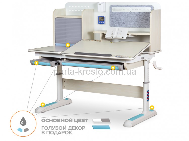 Детский стол Mealux Winnipeg Multicolor BD-630/ Детские сто парты ортопедические Детский стол Mealux Winnipeg Multicolor BD-630/ Детские сто парты ортопедические