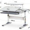Школьный комплект парта Ergokids TH-320 и кресло ErgoKids Y-404 Школьный комплект парта Ergokids TH-320 и кресло ErgoKids Y-404