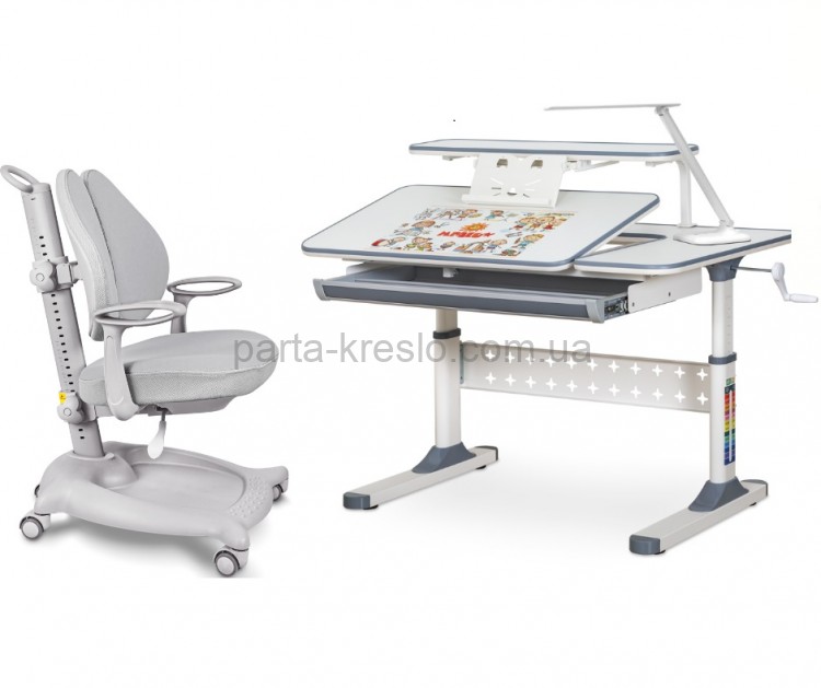 Школьный комплект парта Ergokids TH-320 и кресло ErgoKids Y-404 Школьный комплект парта Ergokids TH-320 и кресло ErgoKids Y-404