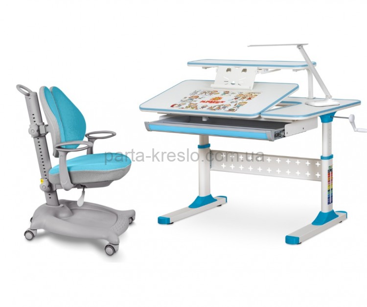 Школьный комплект парта Ergokids TH-320 и кресло ErgoKids Y-404 Школьный комплект парта Ergokids TH-320 и кресло ErgoKids Y-404