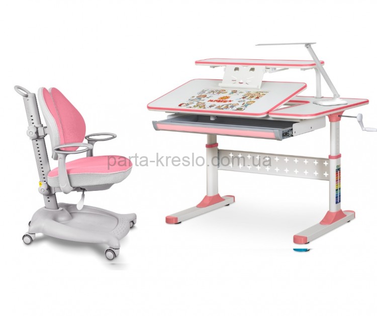 Школьный комплект парта Ergokids TH-320 и кресло ErgoKids Y-404 Школьный комплект парта Ergokids TH-320 и кресло ErgoKids Y-404