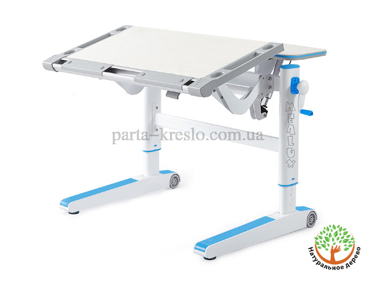 Дитячій стіл парта трансформер Mealux Ergowood M Multicolor