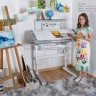 Дитячій стіл парта трансформер Mealux Ergowood M Multicolor