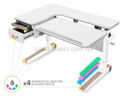 Детский стол трансформер Mealux Woodville Multicolor (Детский стол Mealux Woodville Multicolor TG (арт. BD-850 TG))