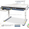 Детский стол Mealux Montreal Multicolour BD-670 полкой S 50