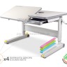 Школьная парта Mealux RichWood Multicolor и кресло Cambridge Y-410