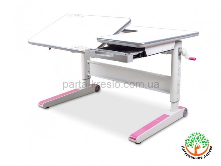 Школьная парта Mealux RichWood Multicolor и кресло Cambridge Y-410