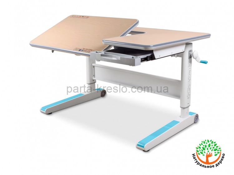 Школьная парта Mealux RichWood Multicolor и кресло Cambridge Y-410