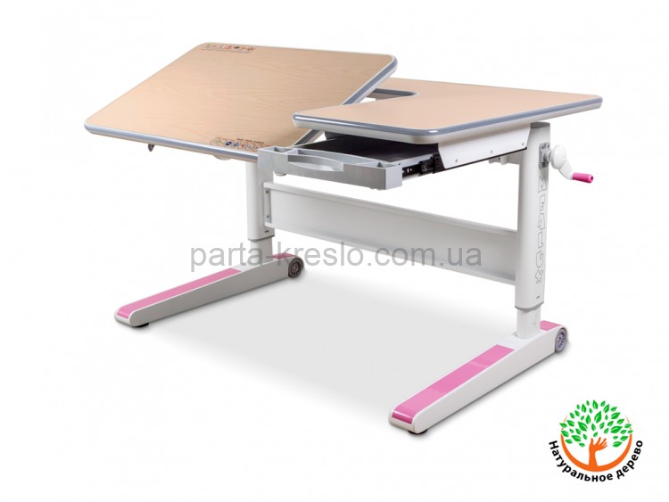 Школьная парта Mealux RichWood Multicolor и кресло Cambridge Y-410
