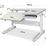 Школьная парта Mealux RichWood Multicolor и кресло Cambridge Y-410