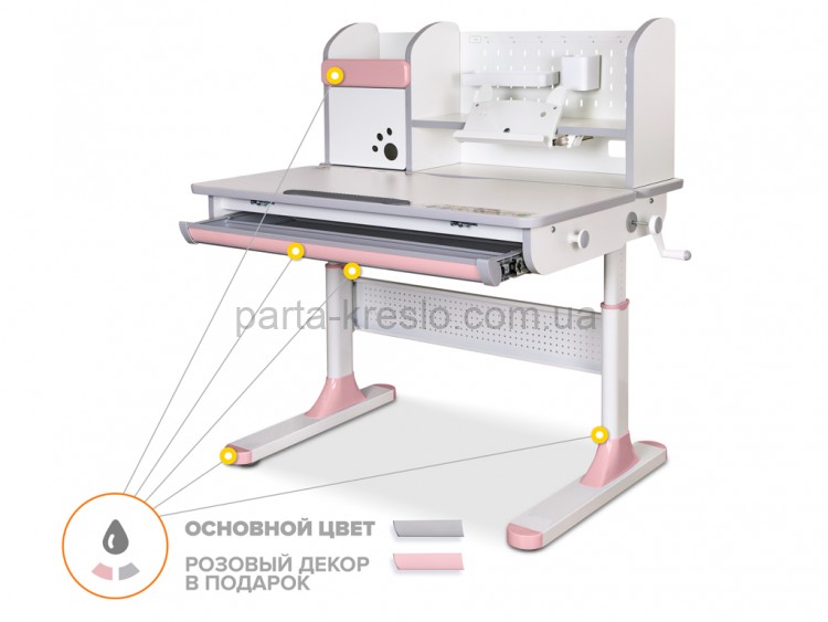 Школьная парта Mealux Edmonton Multicolor BD-610 и кресло Match Y-528 Школьная парта Mealux Edmonton Multicolor BD-610 и кресло Match Y-528