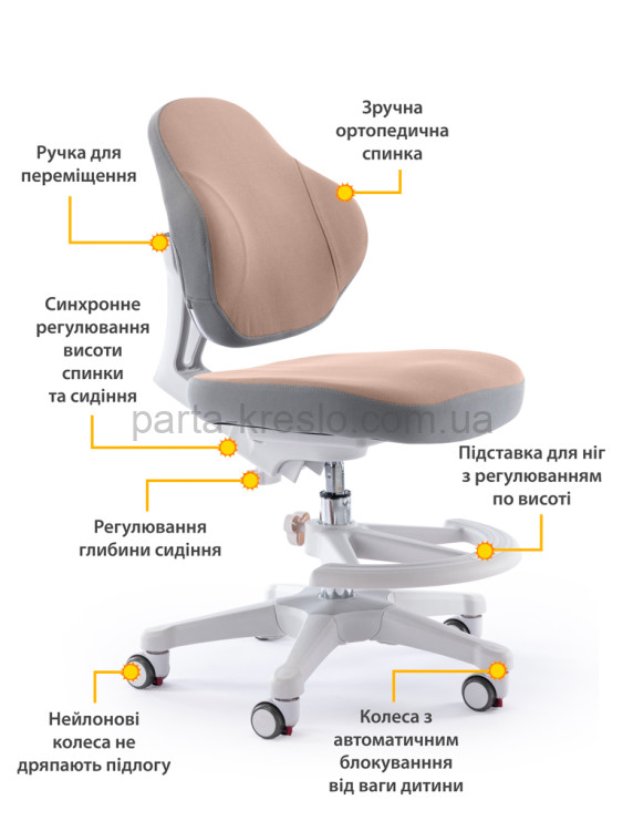 Дитяче крісло Evo-Kids Mio Classic Y-405