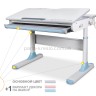 Школьная парта растишка Mealux Edmonton BD-610 и кресло Omega 