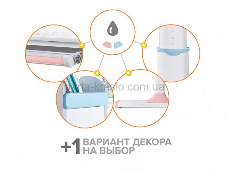 Детская парта трансформер Mealux Edmonton BD-610 и кресло Onyx