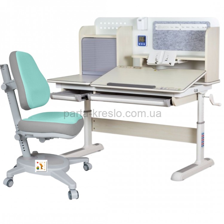 Комплект стол Mealux Winnipeg Multicolor BD-630 и кресло Onyx Y-110