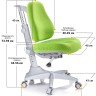 Комплект стол Mealux Winnipeg Multicolor BD-630 и кресло Match gray base Y-528