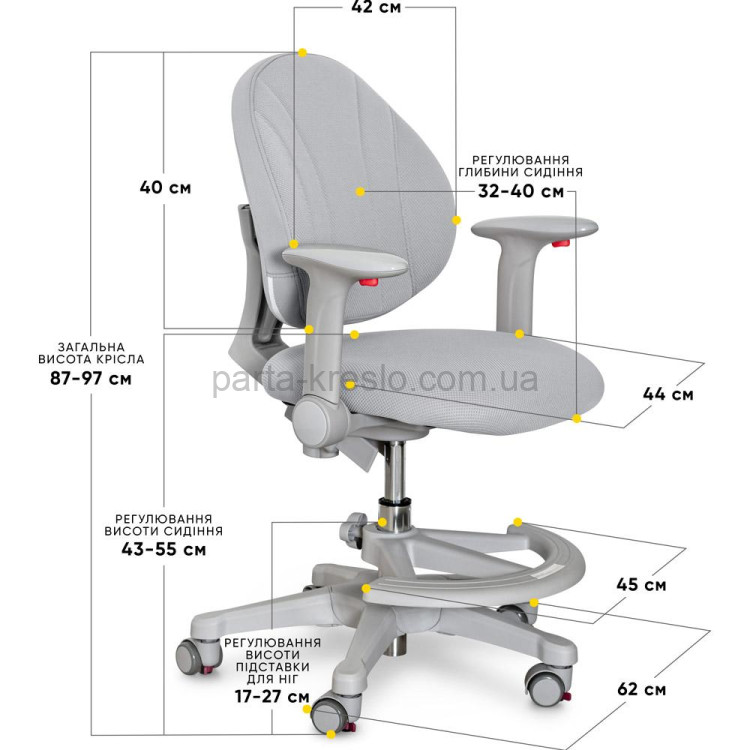 Дитяче крісло Evo-Kids Mio Y-407 першокласнику