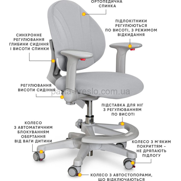 Дитяче крісло Evo-Kids Mio Y-407 першокласнику