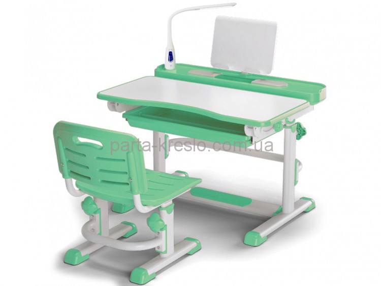 Комплект парта и стульчик Evo-kids BD-04 XL New с лампой
