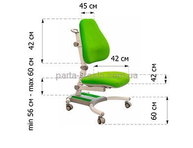Комплект Evo-kids парта EVO-40 и кресло Omega